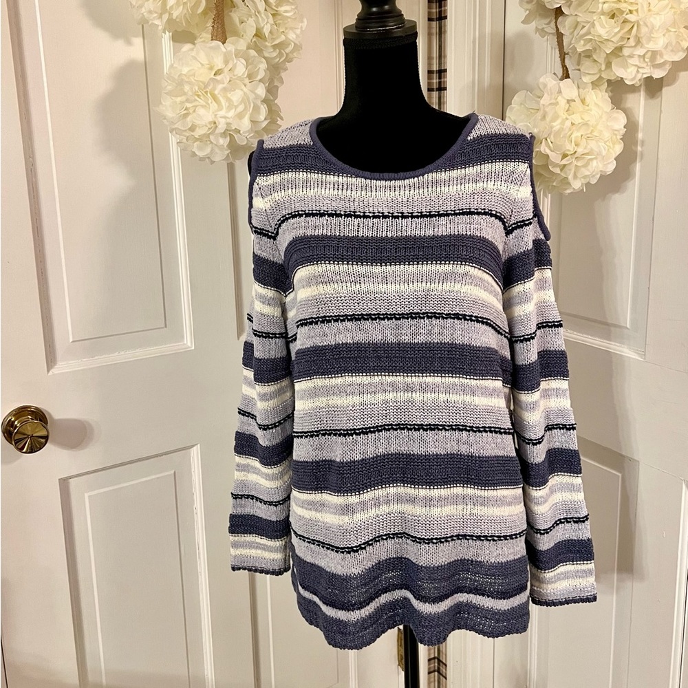 Dress Barn Cold Shoulder Sweater